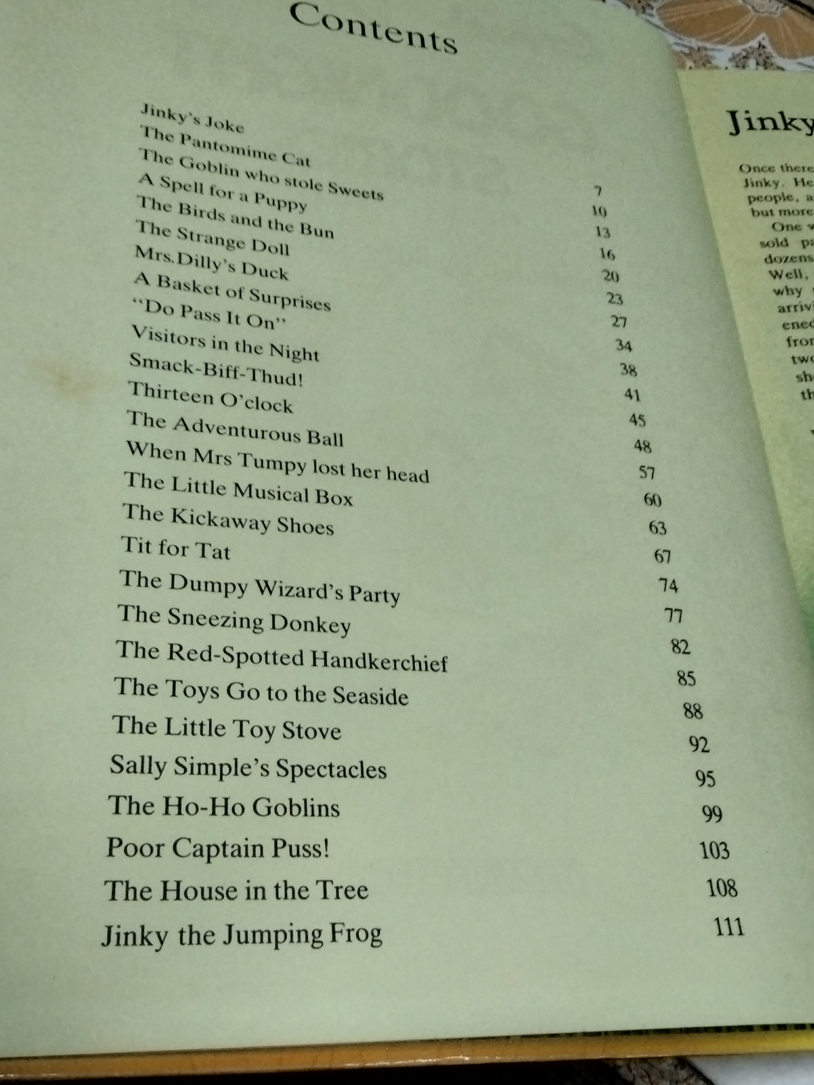 Goodnight Stories by Enid Blyton, 1986 Printed in Hong Kong