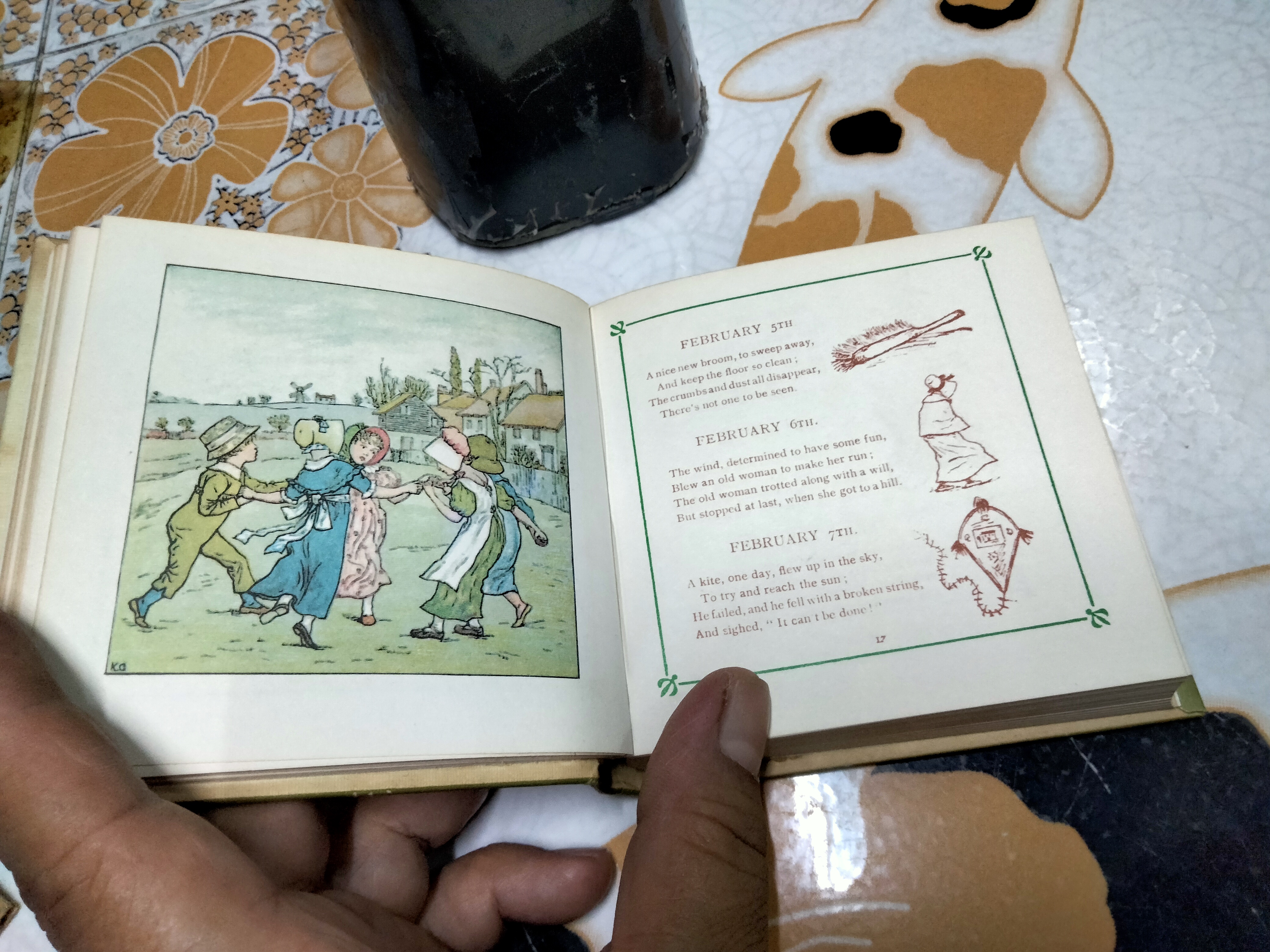 Kate Greenaway 's birthday book สมุดบันทึกวันเกิด **สินค้าหมด**