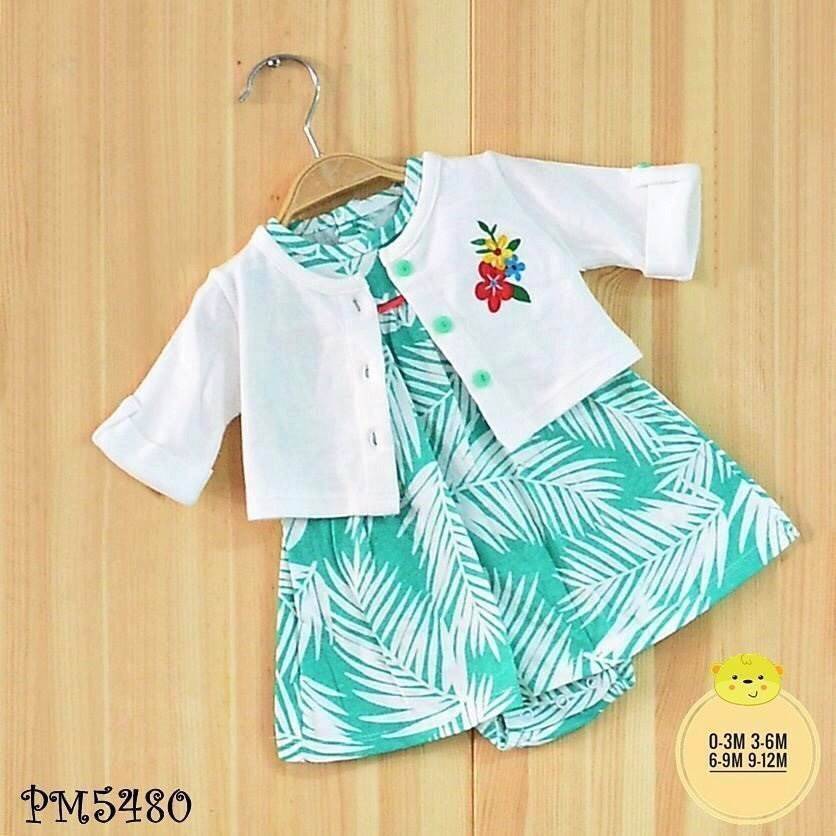 ชุดบอดี้สูทกระโปรงเด็กผู้หญิง พร้อมแจ็คเก็ต