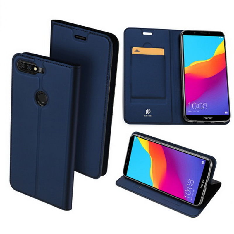 Case Huawei Honor 7C / Y7 Prime (2018) / Enjoy 8 #เคสฝาพับ DUX DUCIS Skin Pro Series คุณภาพดีราคาถูก