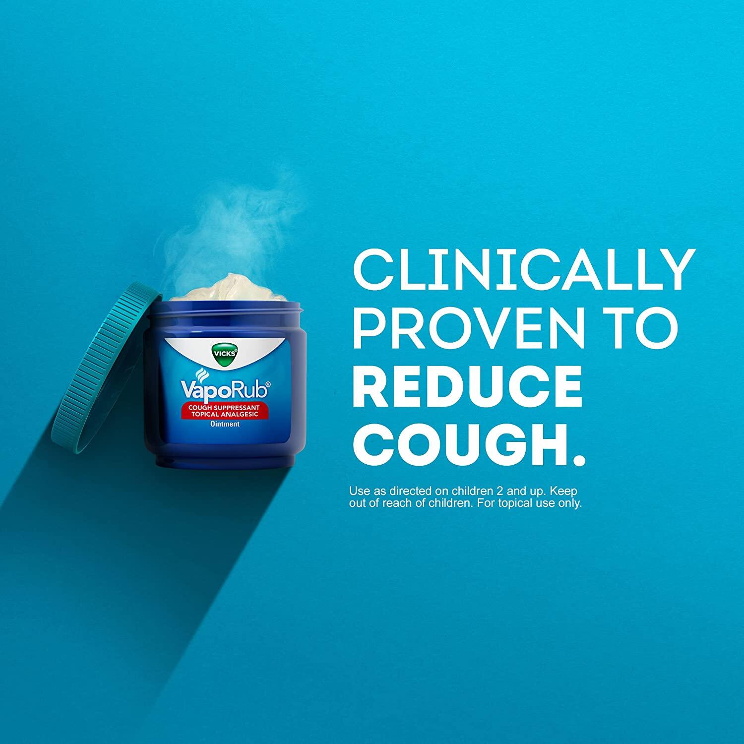Vicks® VapoRub™ Cough Suppressant Topical Analgesic 50gวิคส์ วาโปรับ