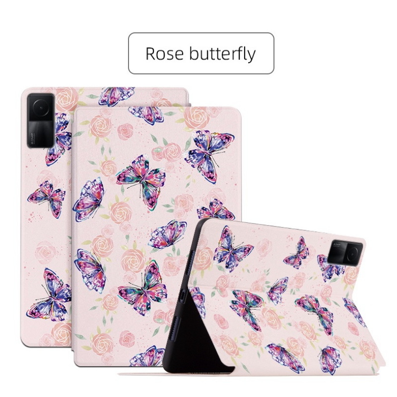 เคสแท็บเล็ต Redmi Pad 10.61" 2022 #เคสฝาพับหนัง PU ลายผีเสื้อ Automatic Sleep Case Butterfly Series High Quality