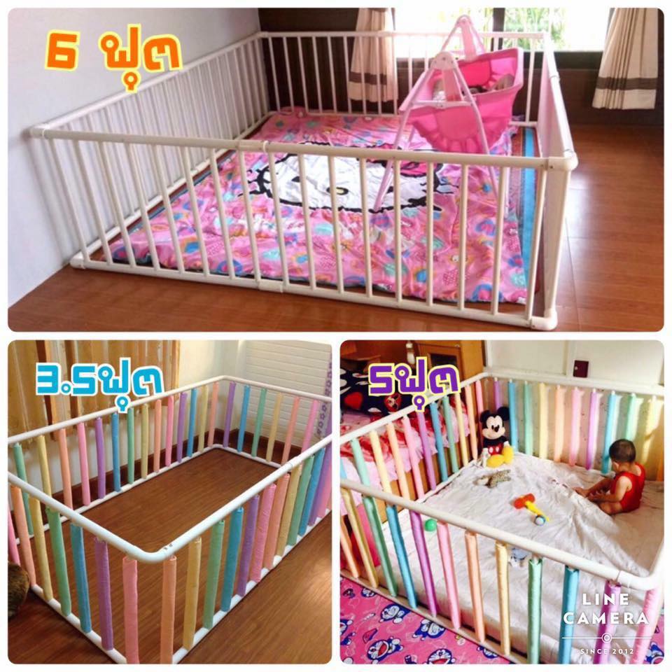 คอกกั้นเด็ก PVC