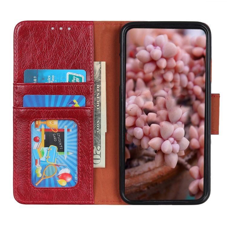 Case Xiaomi Mi 11 Lite #เคสฝาพับหนังแยกปิดฝาแม่เหล็ก Textured Split Leather Wallet Magnetic