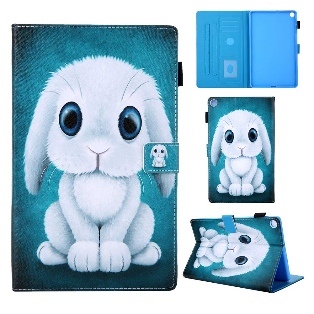 เคส Samsung Galaxy Tab A 10.1 (2019) SM-T510/SM-T515 #เคสฝาพับพิมพ์ลาย Supreme Series Pattern Printing Leather Card Holder