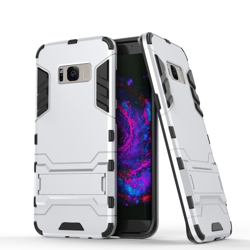 เคส Samsung Galaxy S8 Plus #เคสฝาหลัง PC + TPU Hybrid Back Case มีขาตั้ง