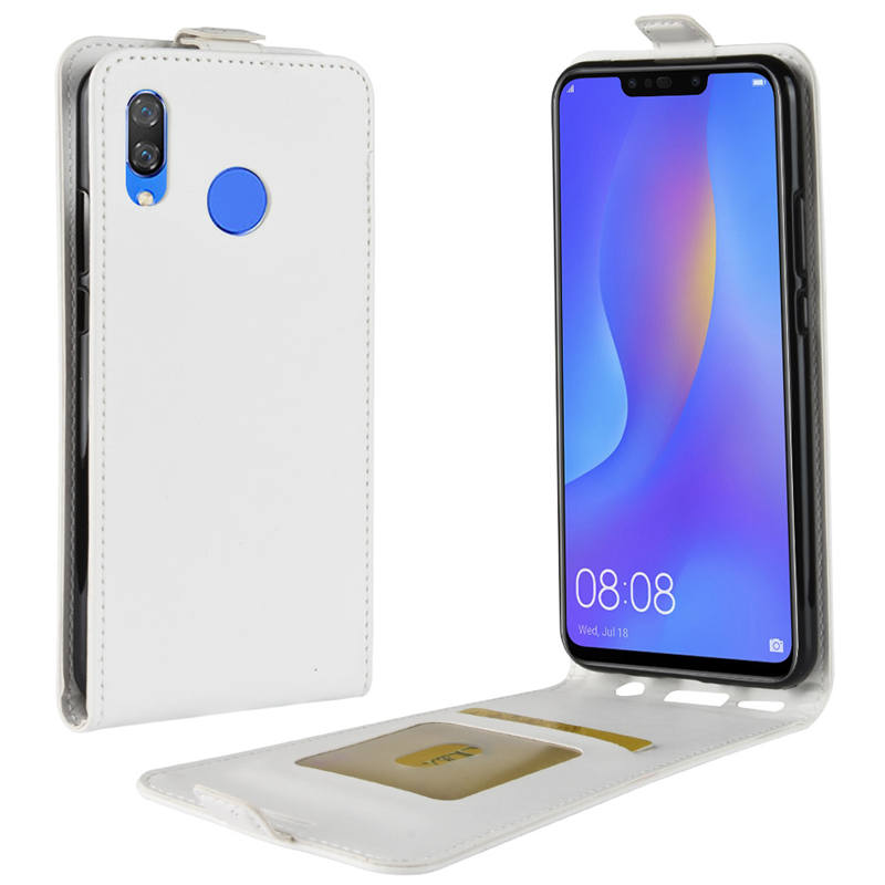Case Huawei nova 3i #เคสฝาพับแนวตั้งหนัง PU ผิวหนังม้า Crazy Horse Skin Leather