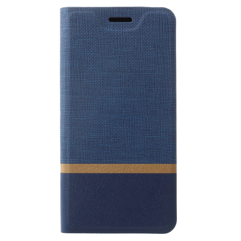 เคส Samsung Galaxy S9 #เคสฝาพับหนัง PU ออกแบบสี Contrast ปกเสริมด้วยแผ่นเหล็กคุณภาพดี
