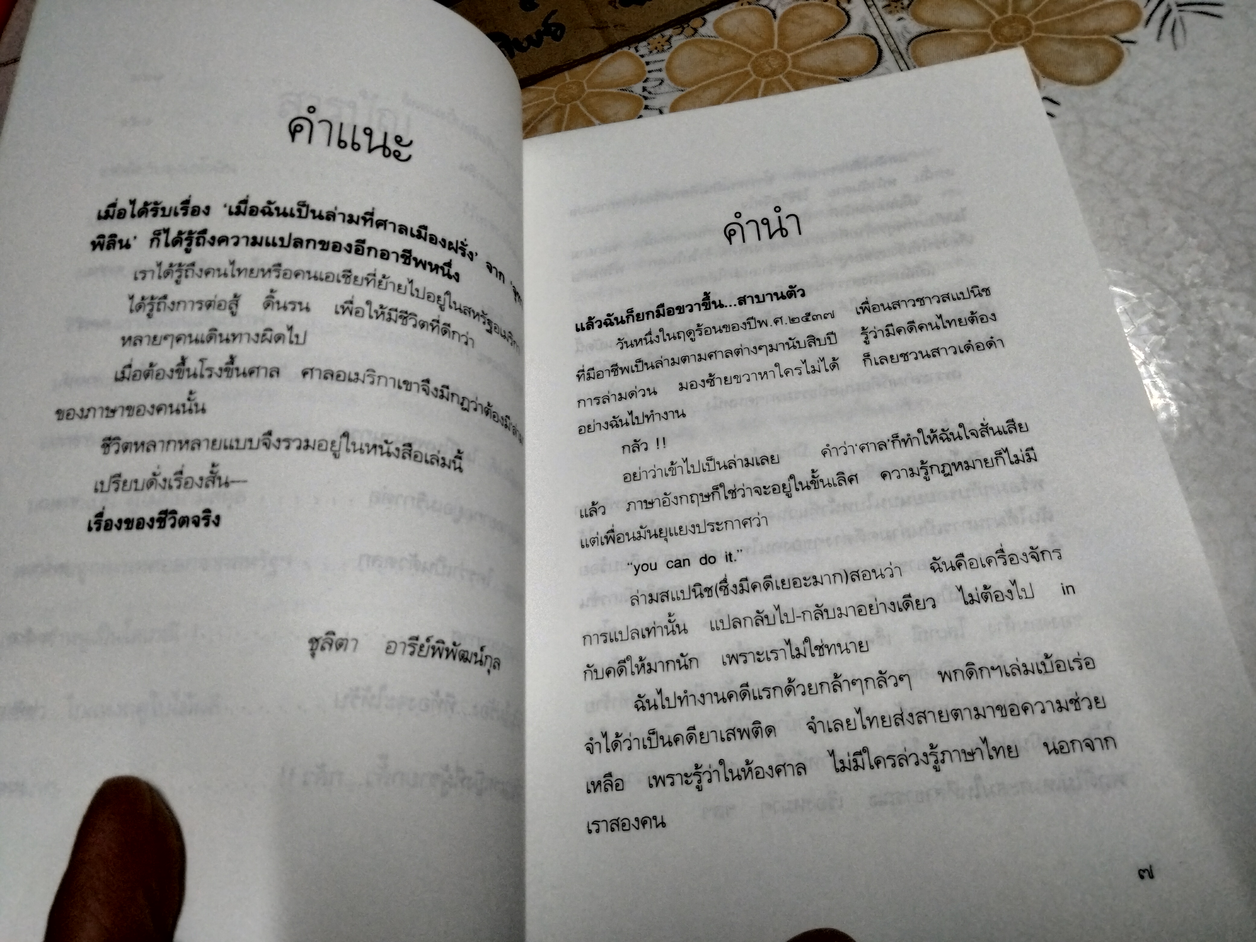 ล่าม : เมื่อฉันเป็นล่ามที่ศาลเมืองฝรั่ง โดย จุฑาพิลิน