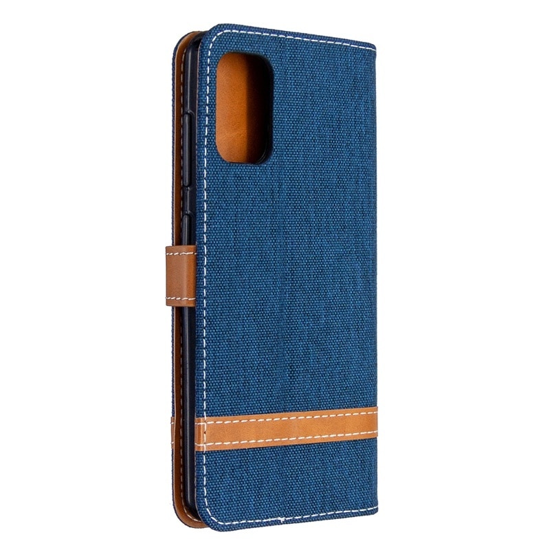 เคส Samsung Galaxy A51 #เคสฝาพับหนัง PU พร้อมสายคล้องมือ สีสันสดใส