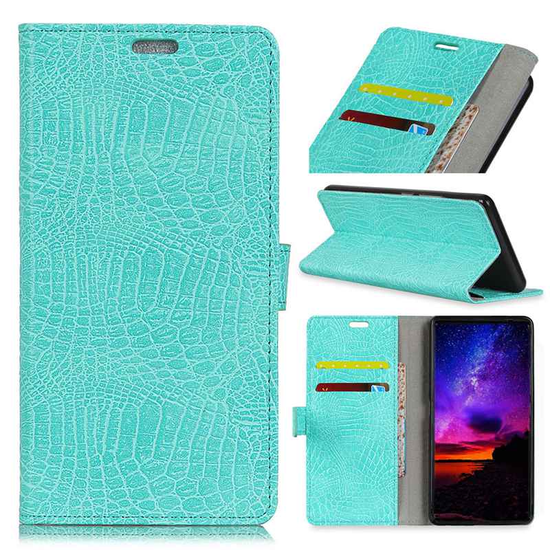 Case Asus Zenfone 5 ZE620KL / 5z ZS620KL #เคสฝาพับแบบกระเป๋าสตางค์หนัง PU ลายผิวหนังจระเข้