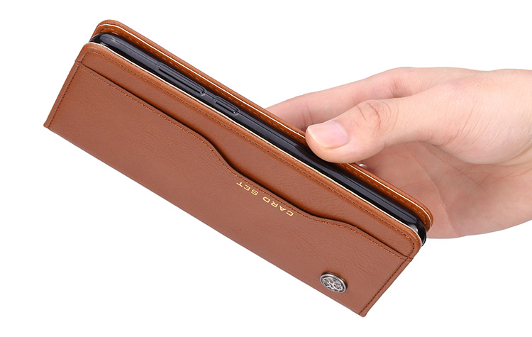 เคส Huawei P20 #เคสแบบกระเป๋าสตางค์หนัง PU มีช่องเสียบบัตรคุณภาพดี