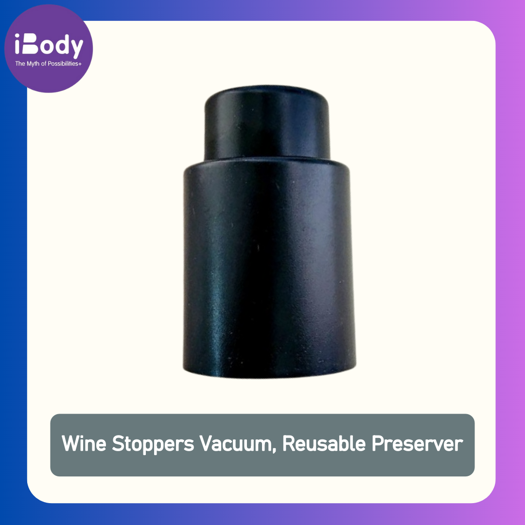 (Obiware) Wine Stoppers Vacuum, Reusable Preserver จุกขวดไวน์ สูญญากาศ แบบใช้ซ้ำได้