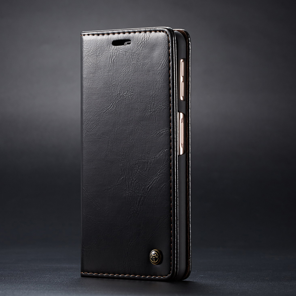 Case Samsung Galaxy A7 (2018) #เคสฝาพับ CASEME PU Leather Magnetic Flip Wallet