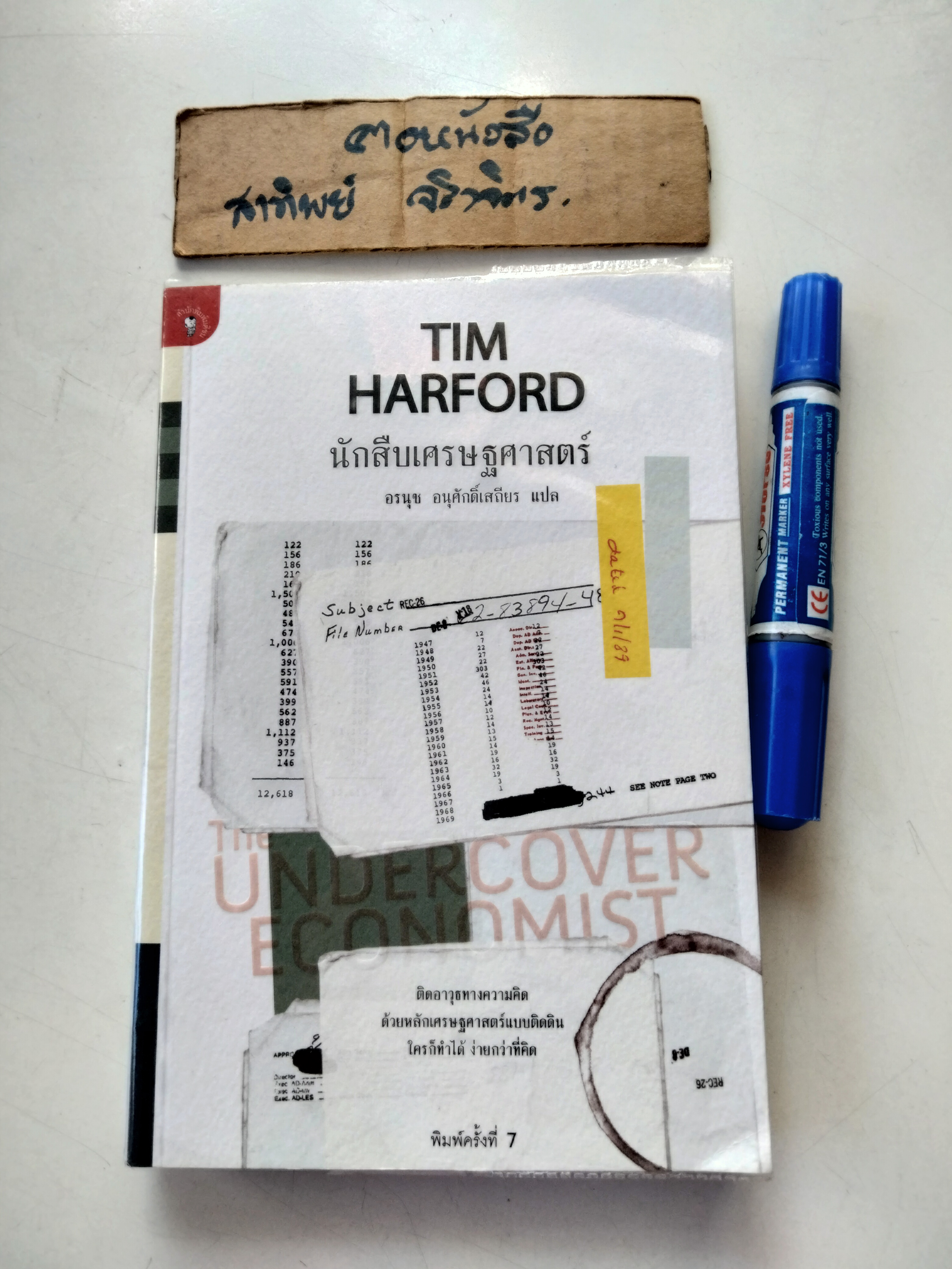 นักสืบเศรษฐศาสตร์ (The Undercover Economist) Tim Harford เขียน อรนุช อนุศักดิ์เสถียร แปล **สินค้าหมด**