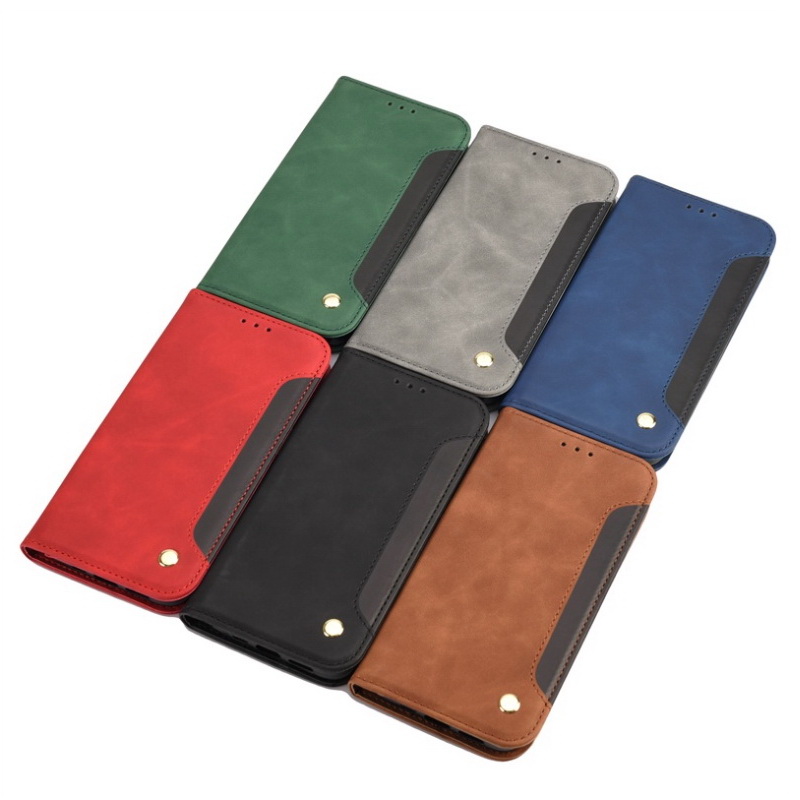 เคส Samsung Galaxy A13 4G #เคสฝาพับหนัง PU สไตล์กระเป๋าสตางค์พร้อมช่องใส่การ์ด Luxury Flip Stand Card Phone Leather Wallet Cover Casing