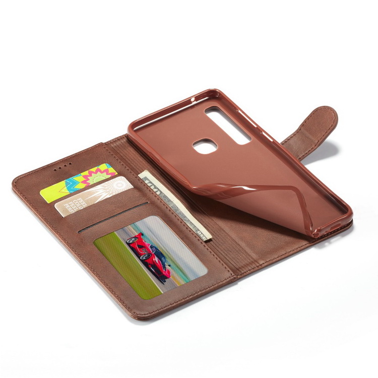 Case Samsung Galaxy A9 (2018) LC.IMEEKE #เคสฝาพับหนัง PU คุณภาพดีสไตล์กระเป๋าสตางค์พร้อมช่องใส่การ์ด