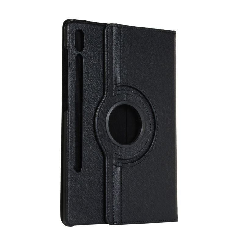 เคส Samsung Galaxy Tab S6 SM-T860 SM-T865 #เคสฝาพับหนังผิวลิ้นจี่ Litchi Grain 360 Degree Rotary