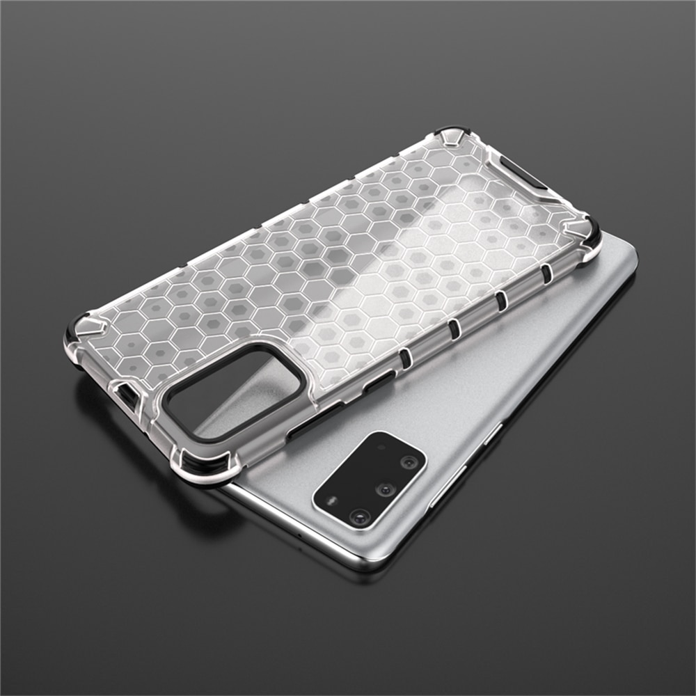 เคส Samsung Galaxy S10 Lite #เคสฝาหลังกันกระแทก Honeycomb Shock Absorber TPU + PC + Silicone Hybrid