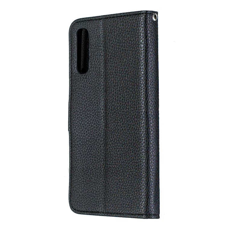 Case Samsung Galaxy A50 / A50s / A30s#เคสฝาพับแบบกระเป๋าสตางค์หนัง PU ผิวลิ้นจี่