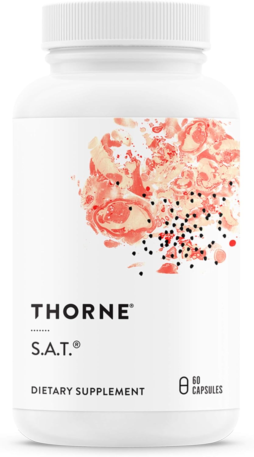 (Pre Order) THORNE® S.A.T. - Silymarin, Artichoke, and Turmeric Extracts 60 Capsules วิตามิน สารสกัดจากอาติโช๊ค