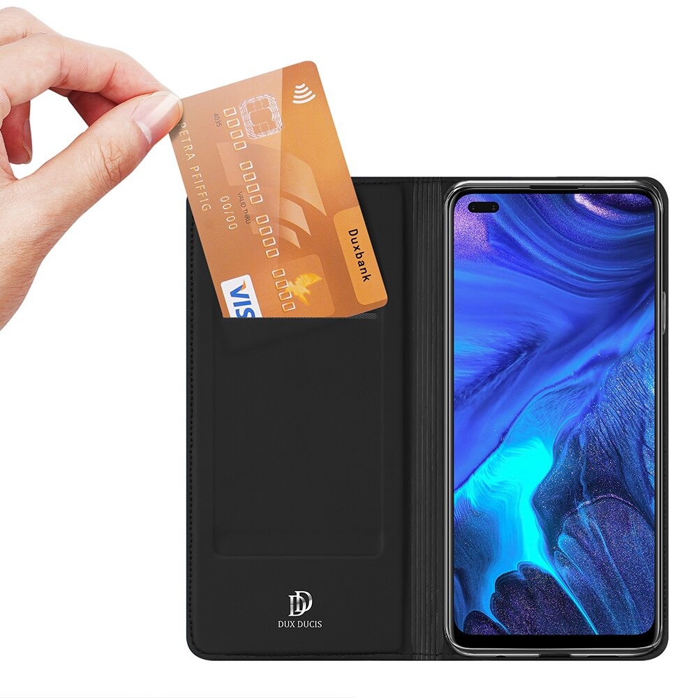 เคส OPPO Reno 4 Pro 5G #เคสฝาพับหนัง PU DUX DUCIS Skin Pro Series Auto-absorbed PU Leather คุณภาพดี