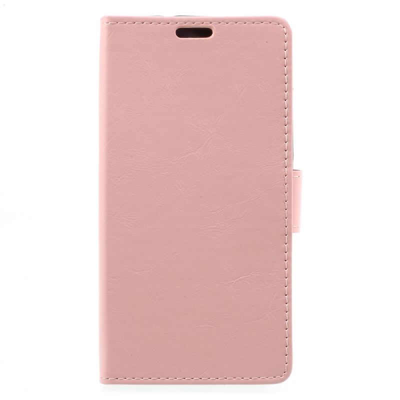 เคส Huawei Y3 2017 #เคสฝาพับหนัง PU Crazy Horse Texture Leather Flip