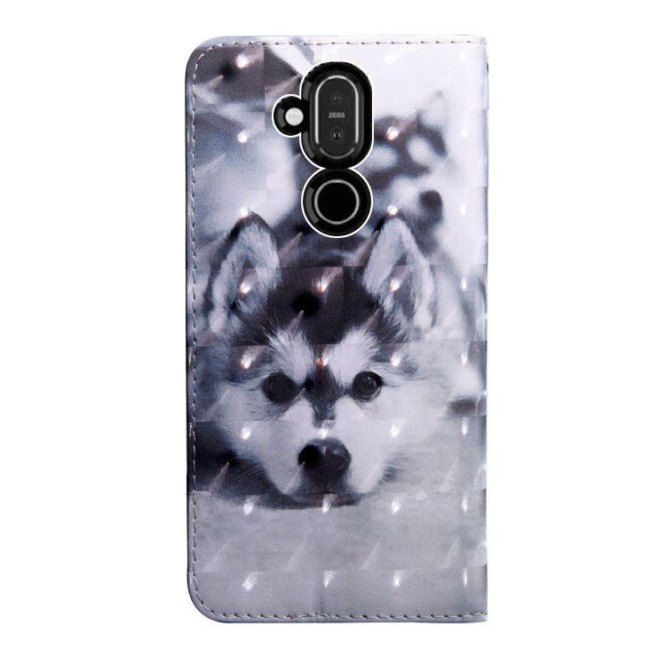 Case Nokia 8.1 / X7 #เคสฝาพับแบบกระเป๋าสตางค์ลายน่ารักๆ Pattern Printing Wallet Stand