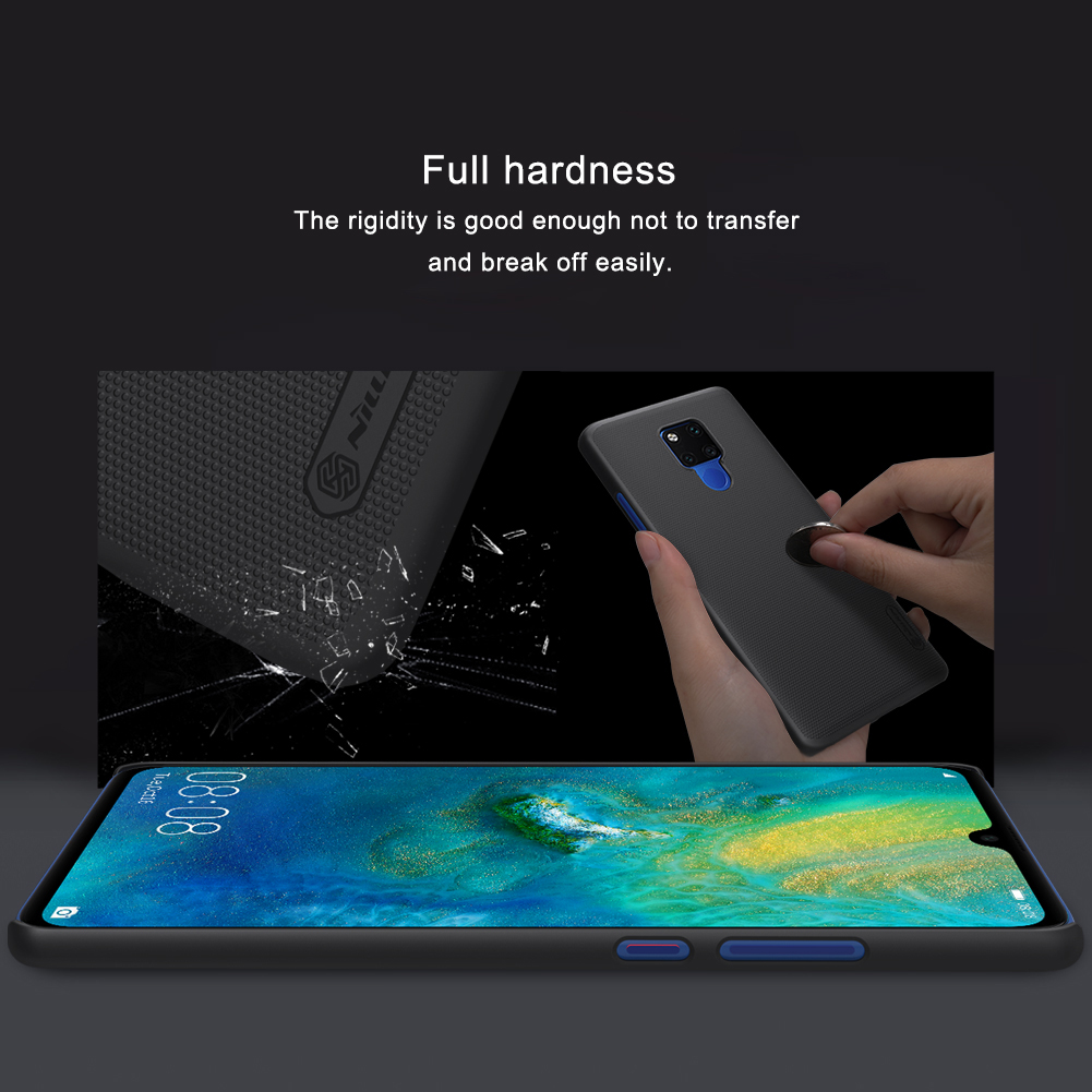 เคส Huawei Mate 20 X #เคสฝาหลังแข็ง NILLKIN แท้รุ่น Super Frosted Shield Hard Cover คุณภาพดี