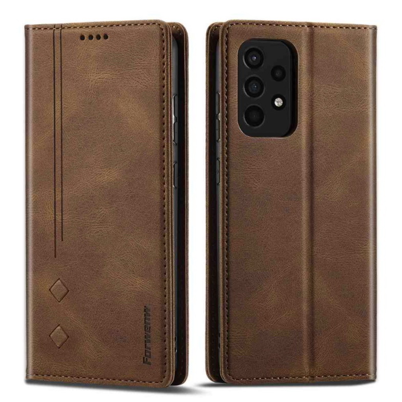 Case Samsung Galaxy A72 / A72 5G #เคสฝาพับหนัง PU สไตล์กระเป๋าสตางค์พร้อมช่องใส่การ์ด Fashion Retro Card Slot Wallet Flip Cover PU Leather Phone Case