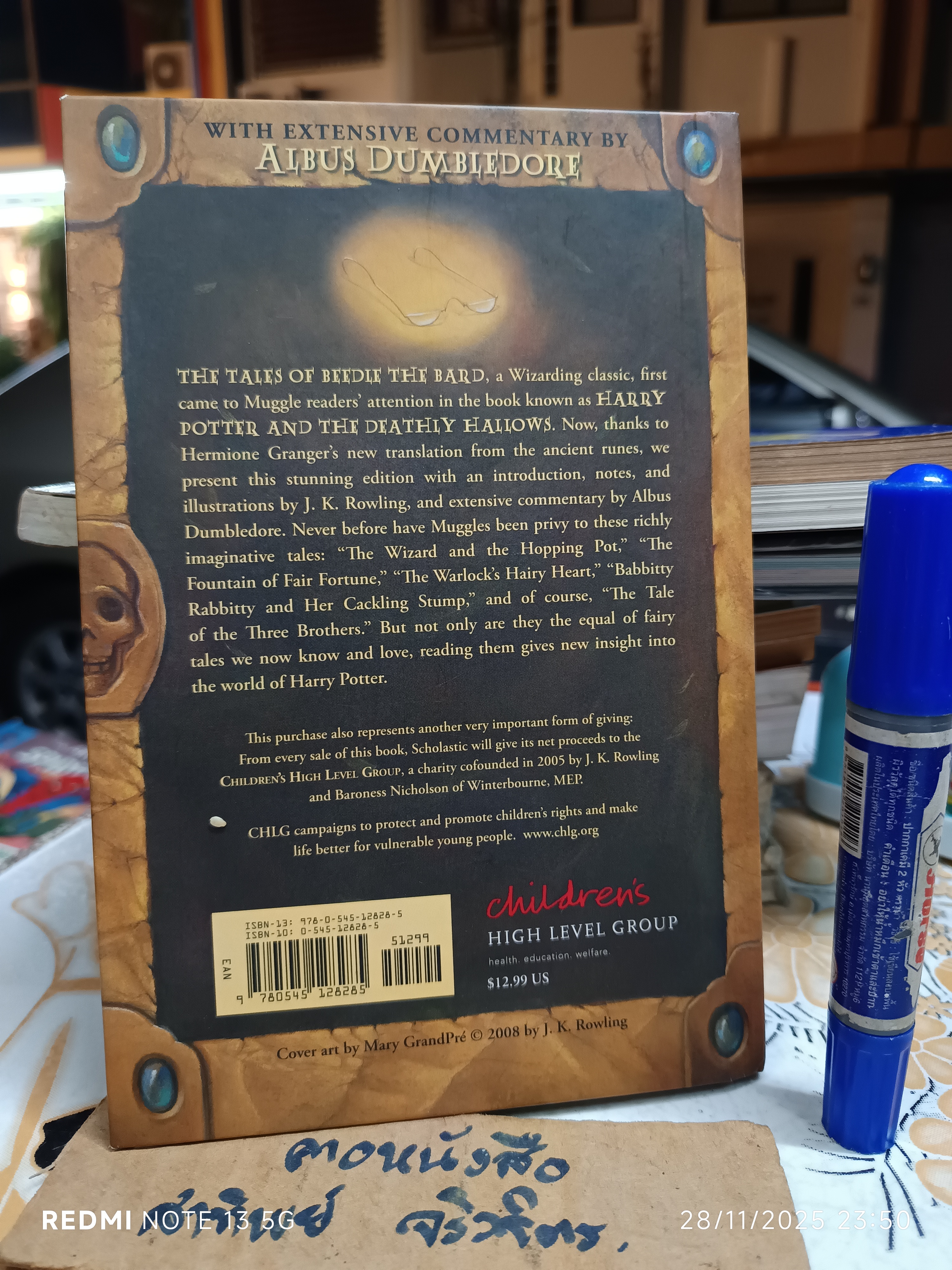 The Tales of Beedle the Bard : A Wizarding Classic from the World of Harry Potter - Hardcover Rowling, J. K. (พิมพ์ครั้งแรก 2008)