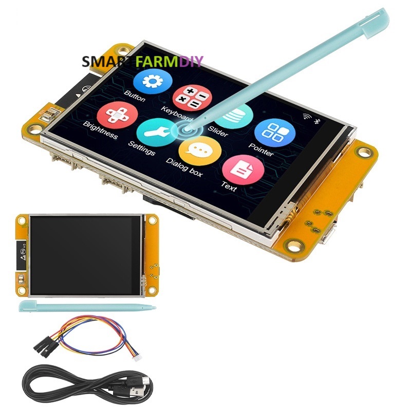 บอร์ดไมโครคอนโทรลเลอร์ ESP32 หน้าจอ 2.8 นิ้ว สําหรับ Arduino LVGL WIFI Touch LCD TFT
