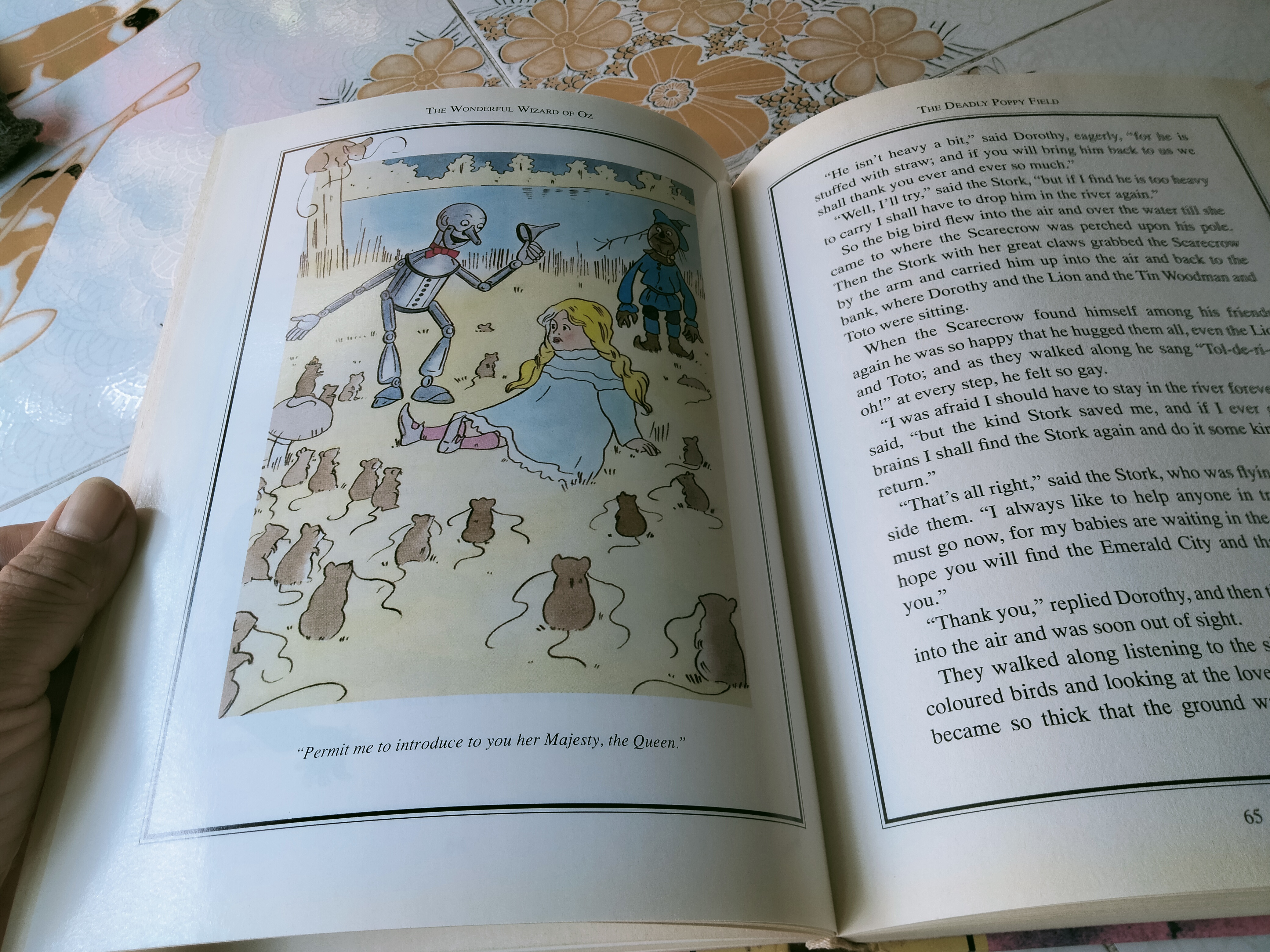 CHILDREN'S TREASURY - The Wonderful Wizard of Oz by L. Frank Baum, Illustrated by Linda Duff