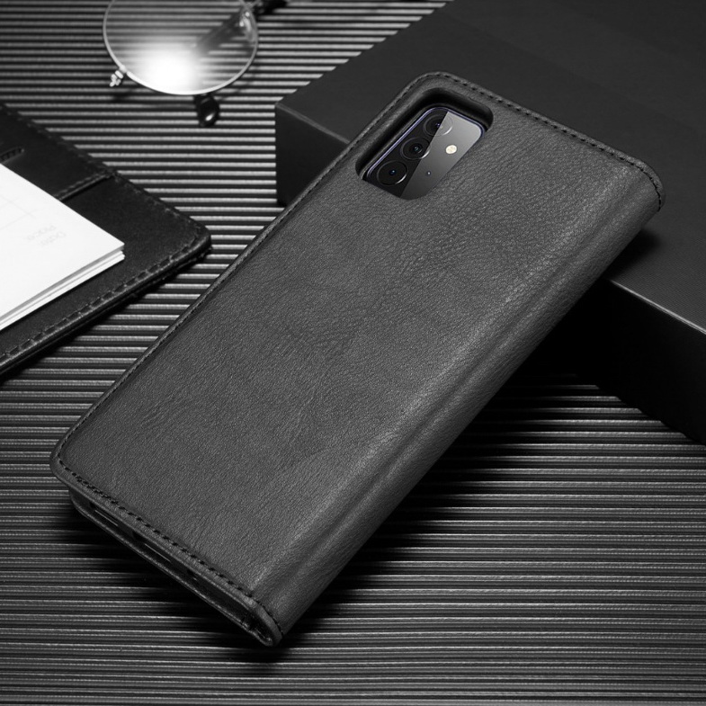 Case Samsung Galaxy A72 / A72 5G #เคสฝาพับสไตล์กระเป๋าสตางค์แบบแยกส่วน DG.MING Detachable 2-in-1 Wallet Split Leather