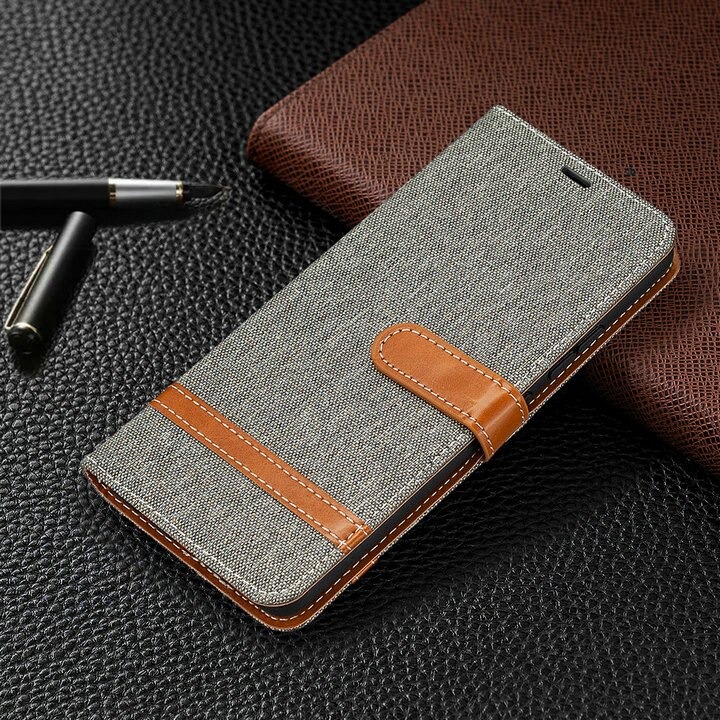 เคส Samsung Galaxy A42 5G #เคสฝาพับหนัง PU พร้อมสายคล้องมือ สีสันสดใส