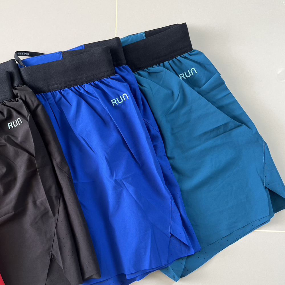 กางเกงวิ่ง 5" สำหรับวิ่งมาราธอน ออกกำลังกายผ้าน้ำหนักเบา ระบายอากาศดีแห้งไว (F45)