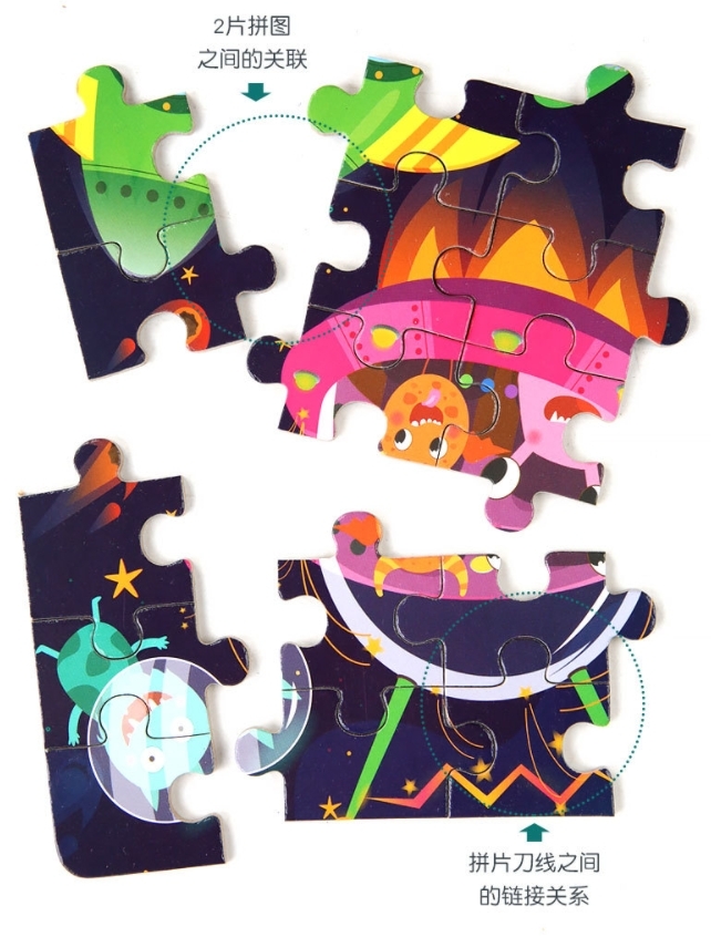 จิ๊กซอว์ลายการ์ตูน