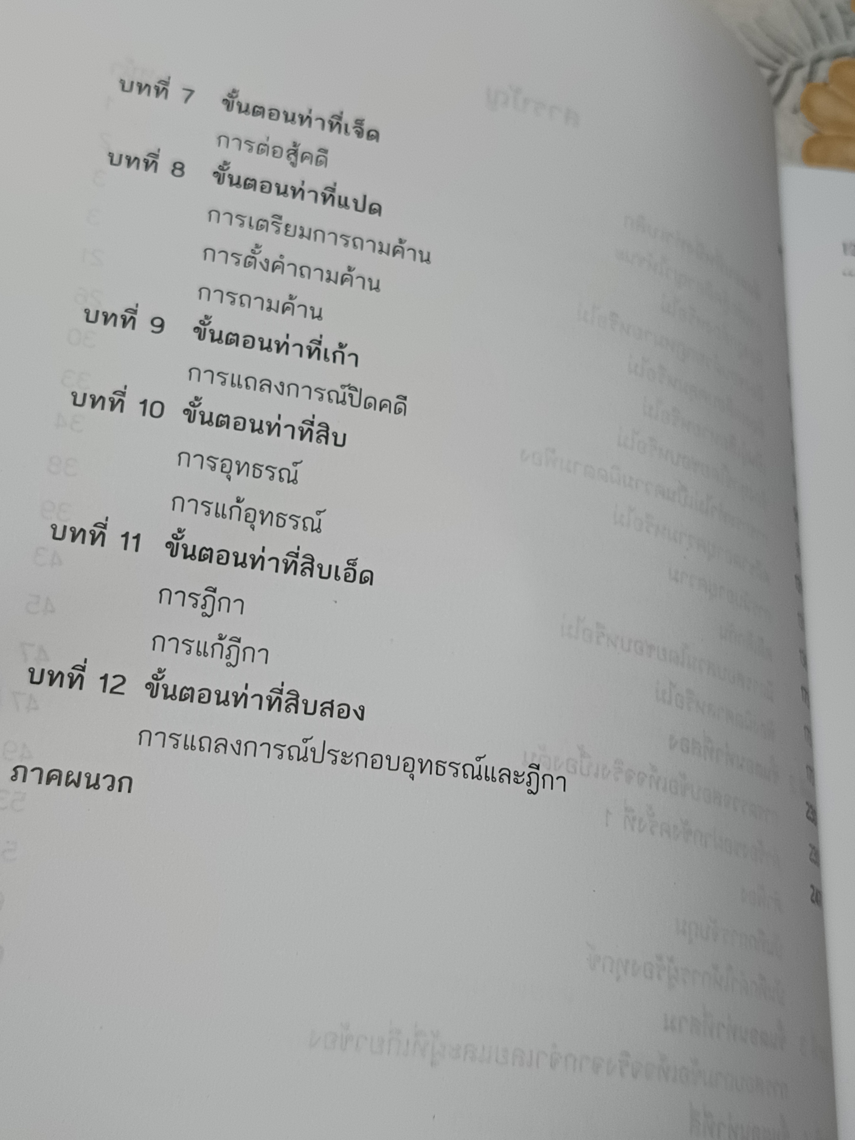 12 ขั้นตอนสู้คดีให้ชนะ จัดทำโดย ชนบท ศุภศรี , รัชชัย ปาลกะวงศ์ ณ อยุธยา, ถวัลย์ รุยาพร ฯลฯ **สินค้าหมด**