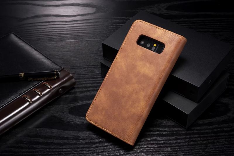 เคส Samsung Galaxy Note 8 SM-N950 #เคสฝาพับสไตล์กระเป๋าสตางค์แบบแยกส่วน DG.MING Detachable 2-in-1 Wallet Split Leather
