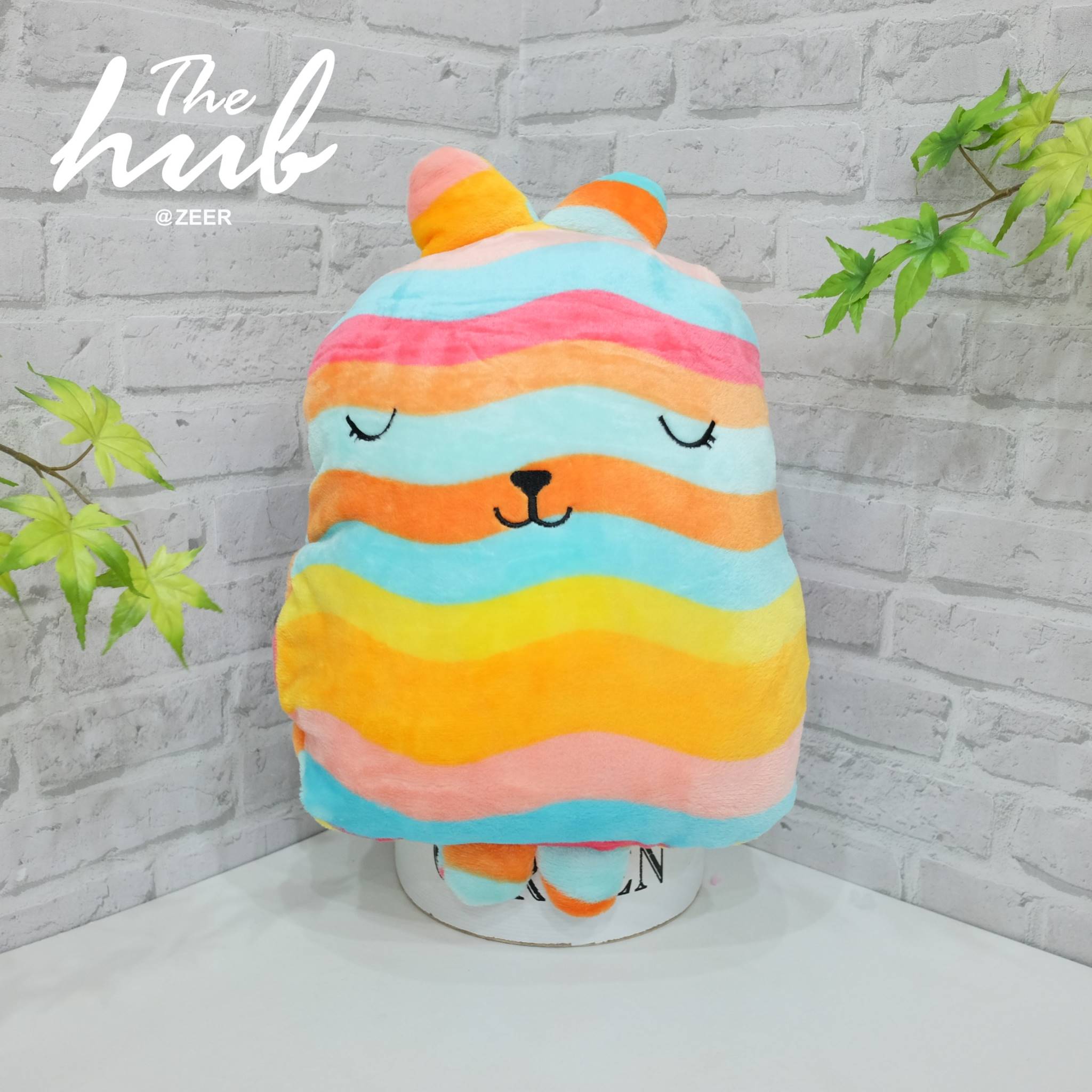 หมอนผ้าห่มคราฟคัลเลอร์ฟูล