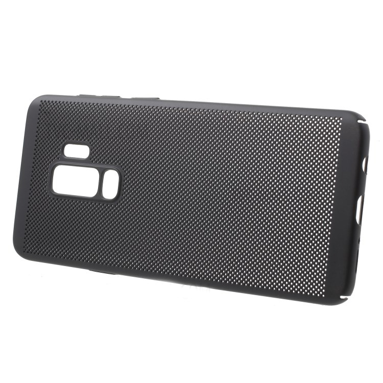 Case Samsung Galaxy S9+ G965 #เคสฝาหลังพลาสติกรูตะแกรงช่วยระบายความร้อน Hollow Mesh PC Shell