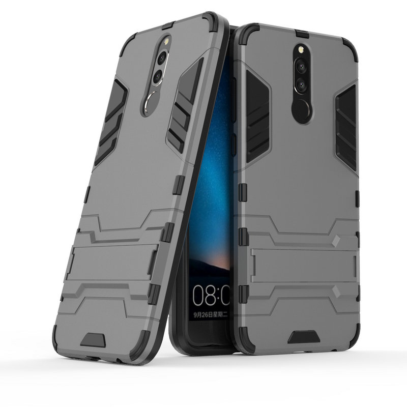 Case Huawei nova 2i #เคสฝาหลัง Cool Guard ไฮบริด พลาสติก+TPU มีขาตั้งในตัว รูปแบบสวยงามทันสมัย