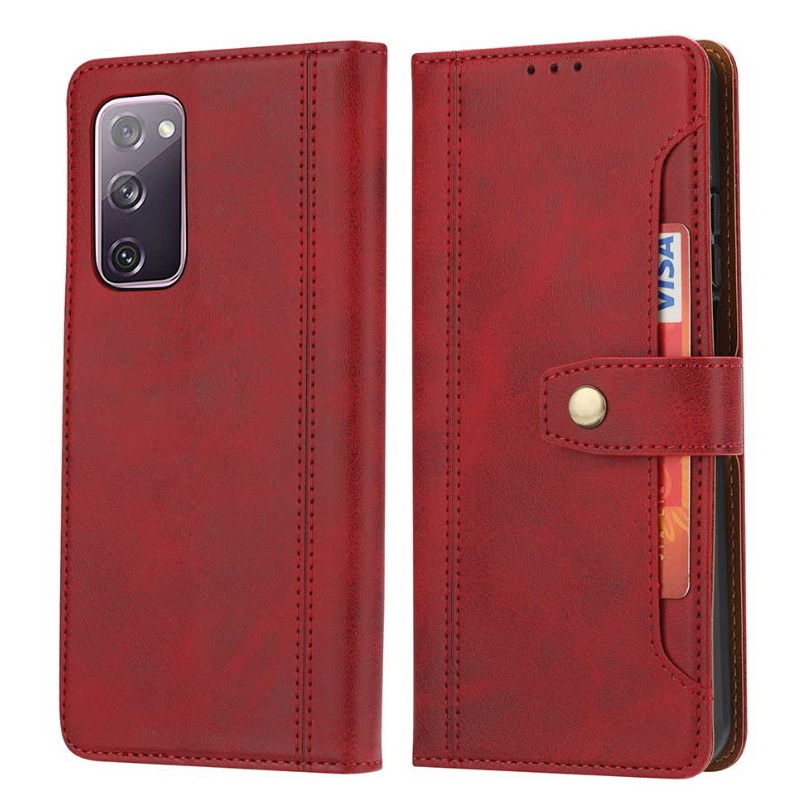เคส Samsung Galaxy Note 20 / Note 20 5G #เคสฝาพับหนัง PU สไตล์กระเป๋าสตางค์พร้อมช่องใส่การ์ด Multi-Card Slots Wallet Casing PU Leather Case Magnetic Buckle Book Flip Cover