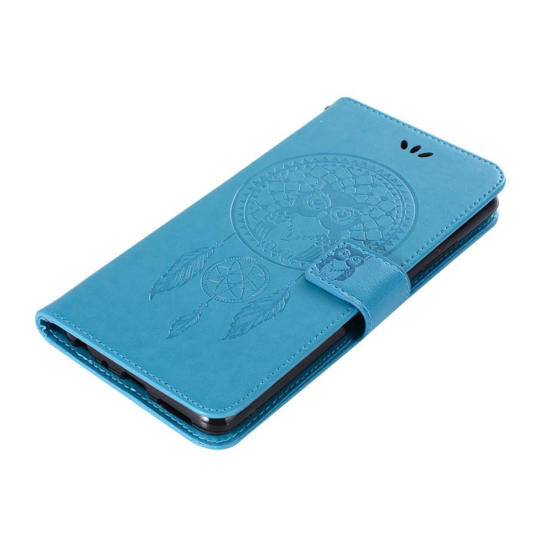 เคส Xiaomi Redmi Note 6 Pro #เคสฝาพับแบบกระเป๋าสตางค์ฝาพับหนัง PU ลายนกฮูก Imprint Owl Dream Catcher Wallet