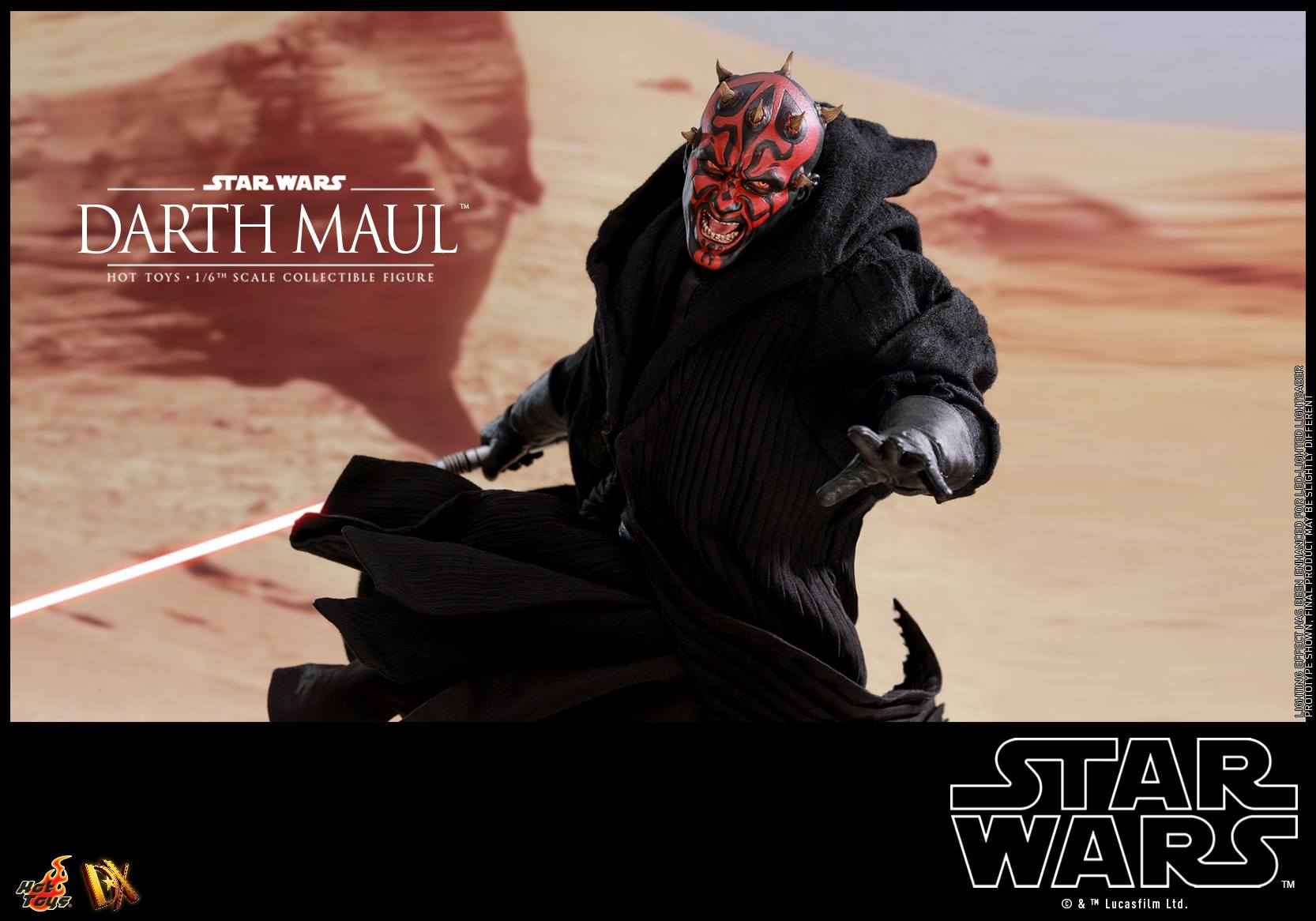 Hottoys DARTH MAUL DX16 1/6 SW1 DM