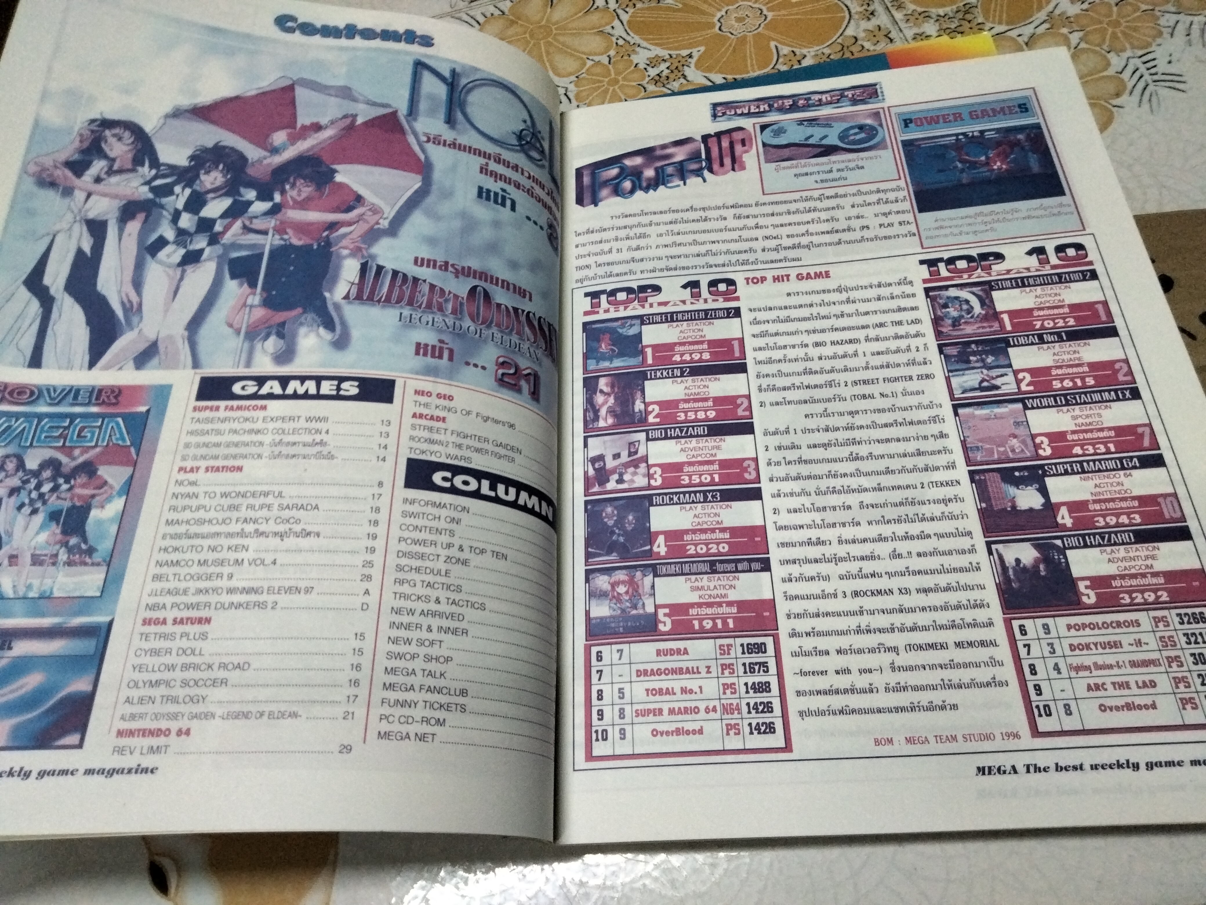 นิตยสารเกมส์ MEGA ปี 1996 ฉ. 36