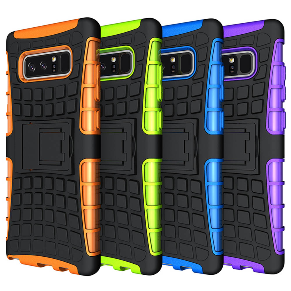 Case Samsung Galaxy Note 8 #เคสฝาหลังกันกระแทกรูปแบบยางกันลื่น