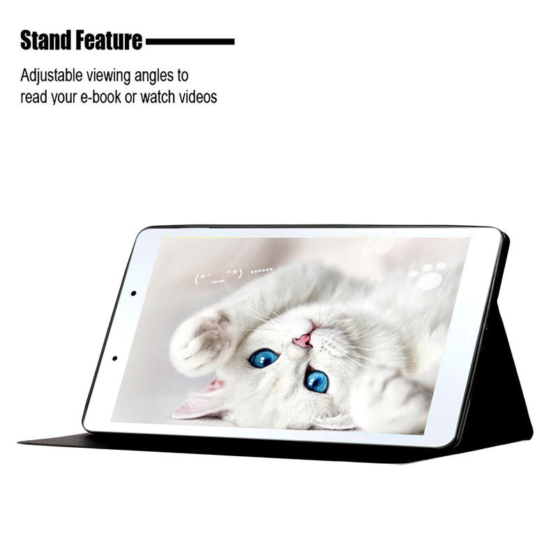 เคส Samsung Galaxy Tab S6 Lite 10.4 SM-P610 SM-P615 SM-P617 #เคสฝาพับพิมพ์ลายหนัง PU พร้อมที่เก็บการ์ด Pattern Printing PU Leather Tablet Stand Case with Card Storage