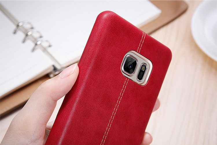 เคส Samsung Galaxy Note FE #เคสฝาหลัง NILLKIN แท้ Englon Series หนังเคลือบพลาสติกแข็งคุณภาพดี