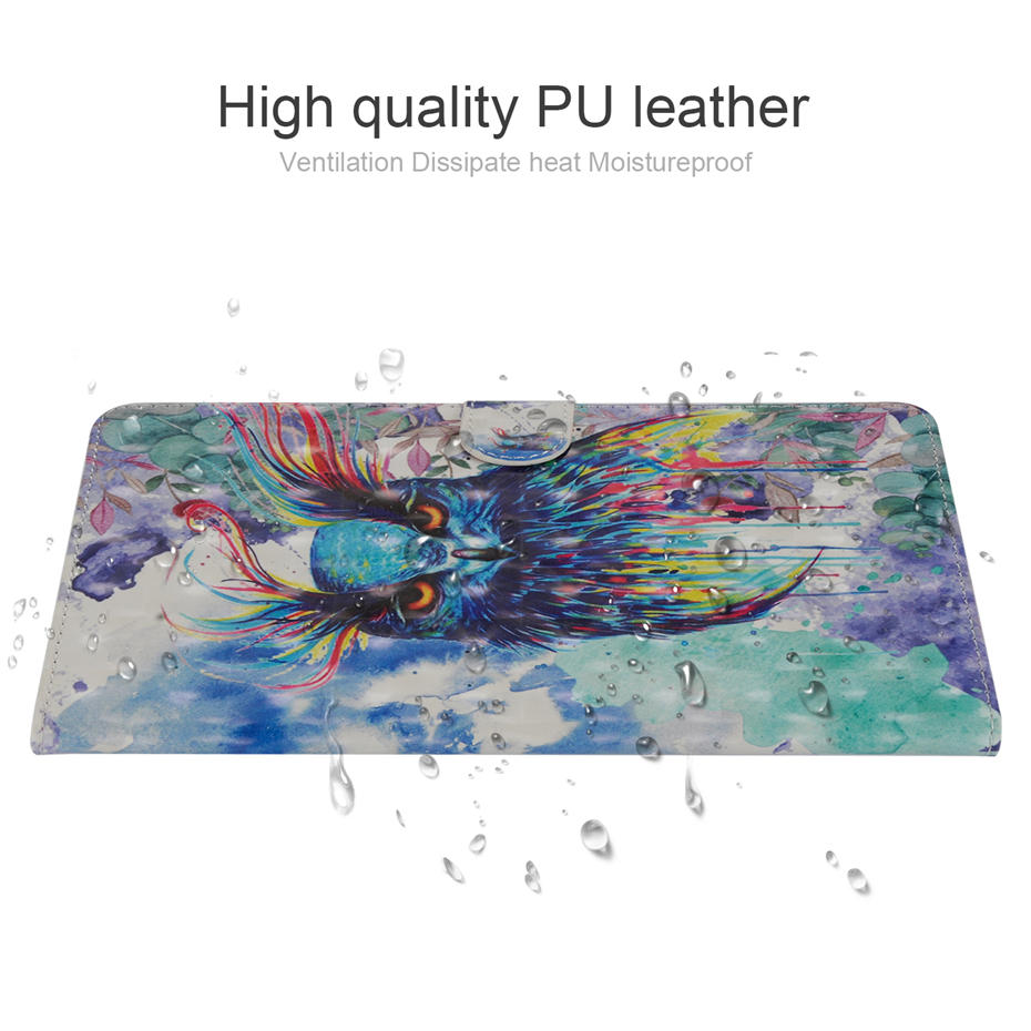 Case Huawei MediaPad M5 Lite 8 #เคสฝาพับหนัง PU พิมพ์ลวดลาย Light Spot Decor Patterned Printing Smart Leather